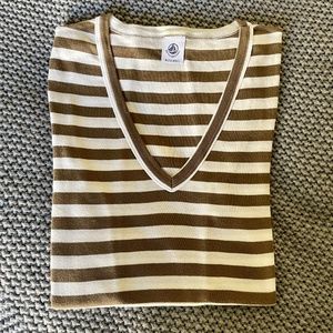 Short sleeves striped top